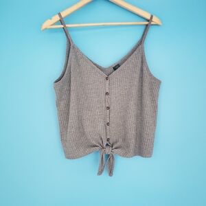 Wild Fable Size Large Waffle Knit Crop Top